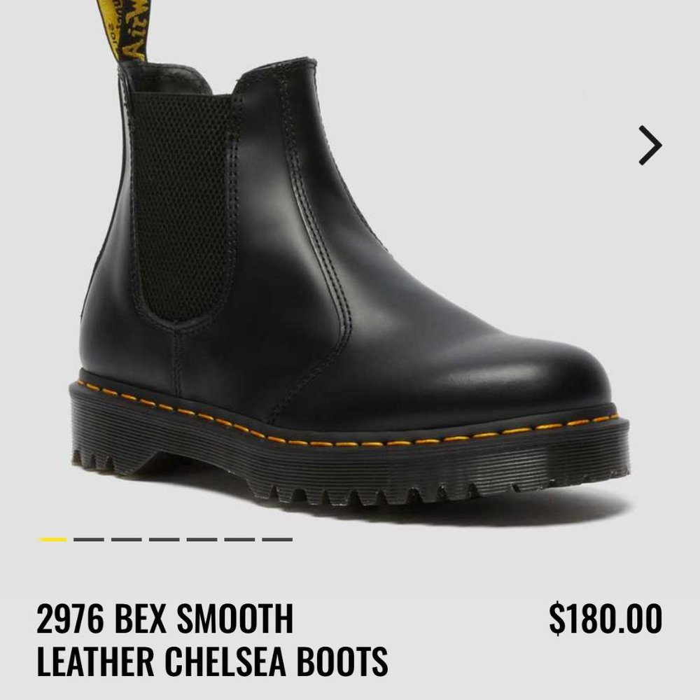 Dr. Martens  2976 Bex Smooth Leather Chelsea Boots